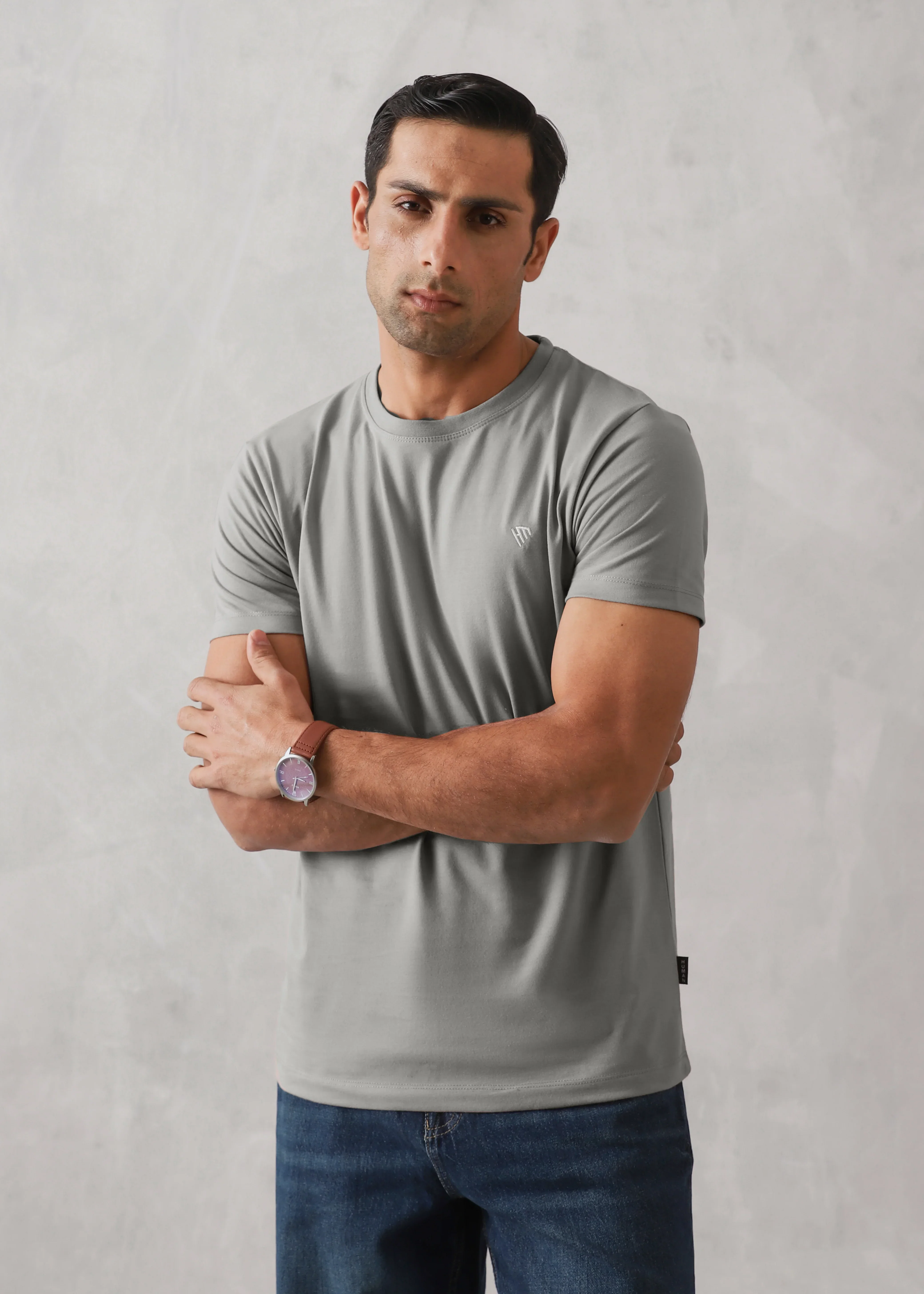 ASH GREY TEE - Image 3