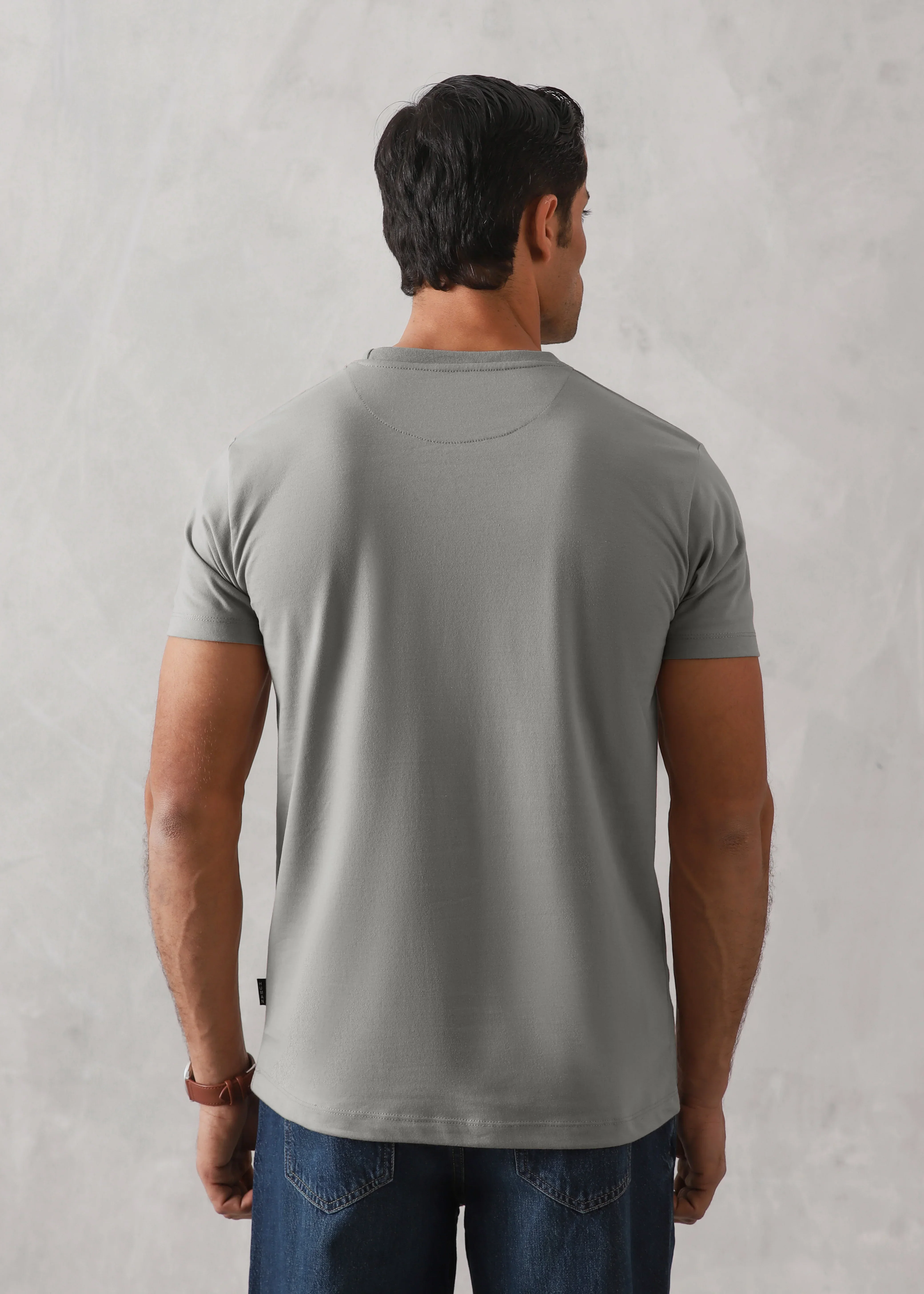 ASH GREY TEE - Image 6