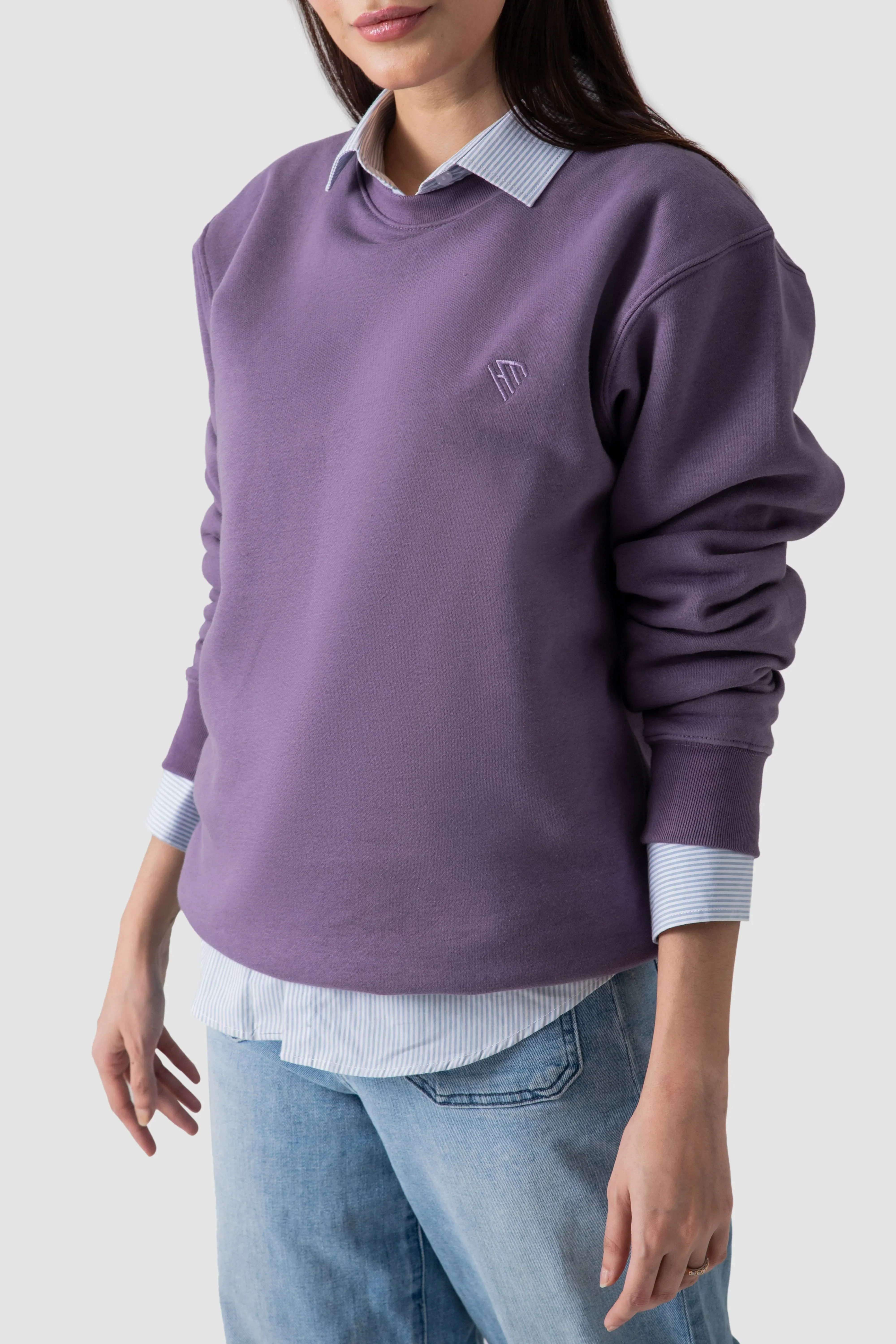 WOMEN ASH LAVENDER SWEATSHIRT - Image 4