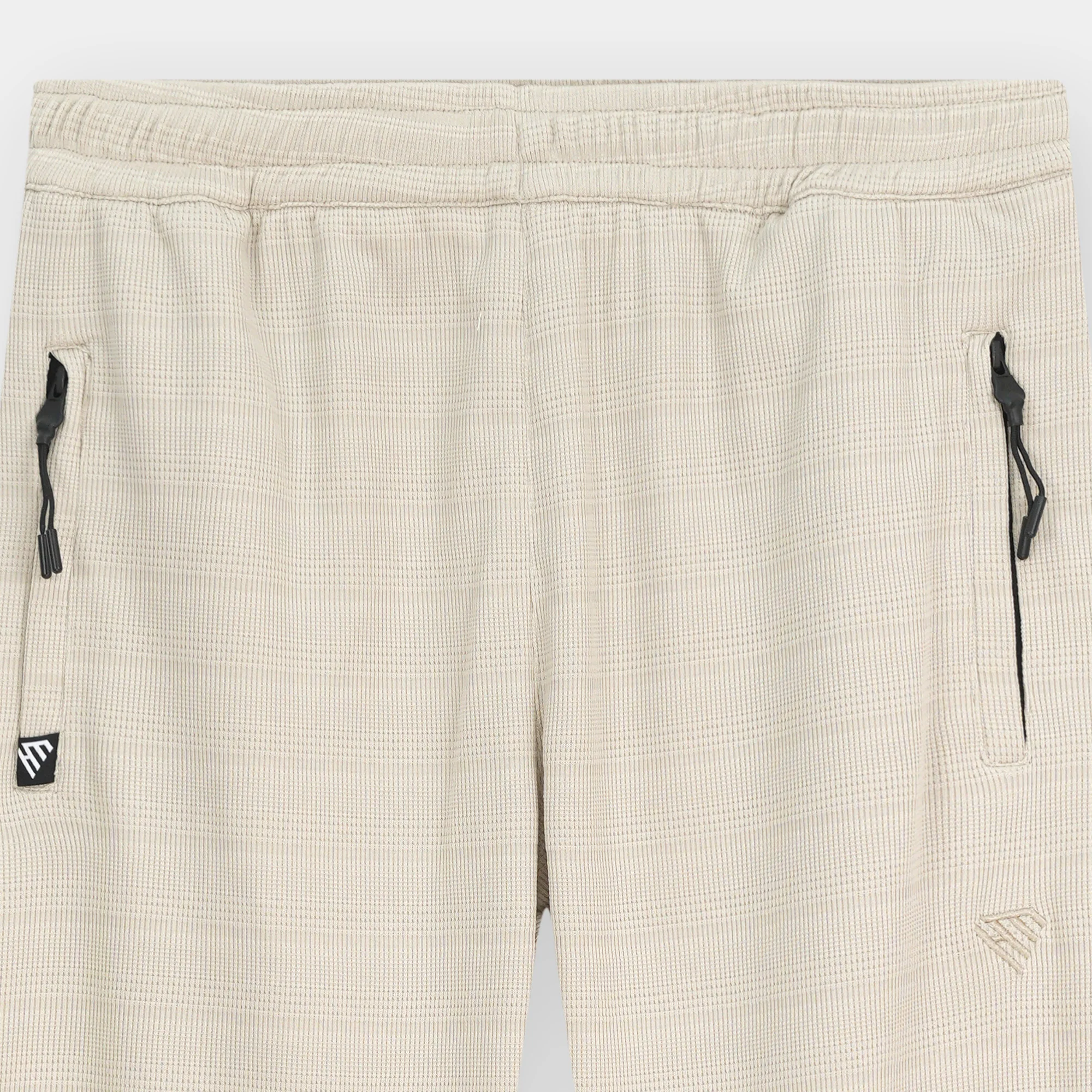 BEIGE MICRO WAFFLE TRACKSUIT - Image 6