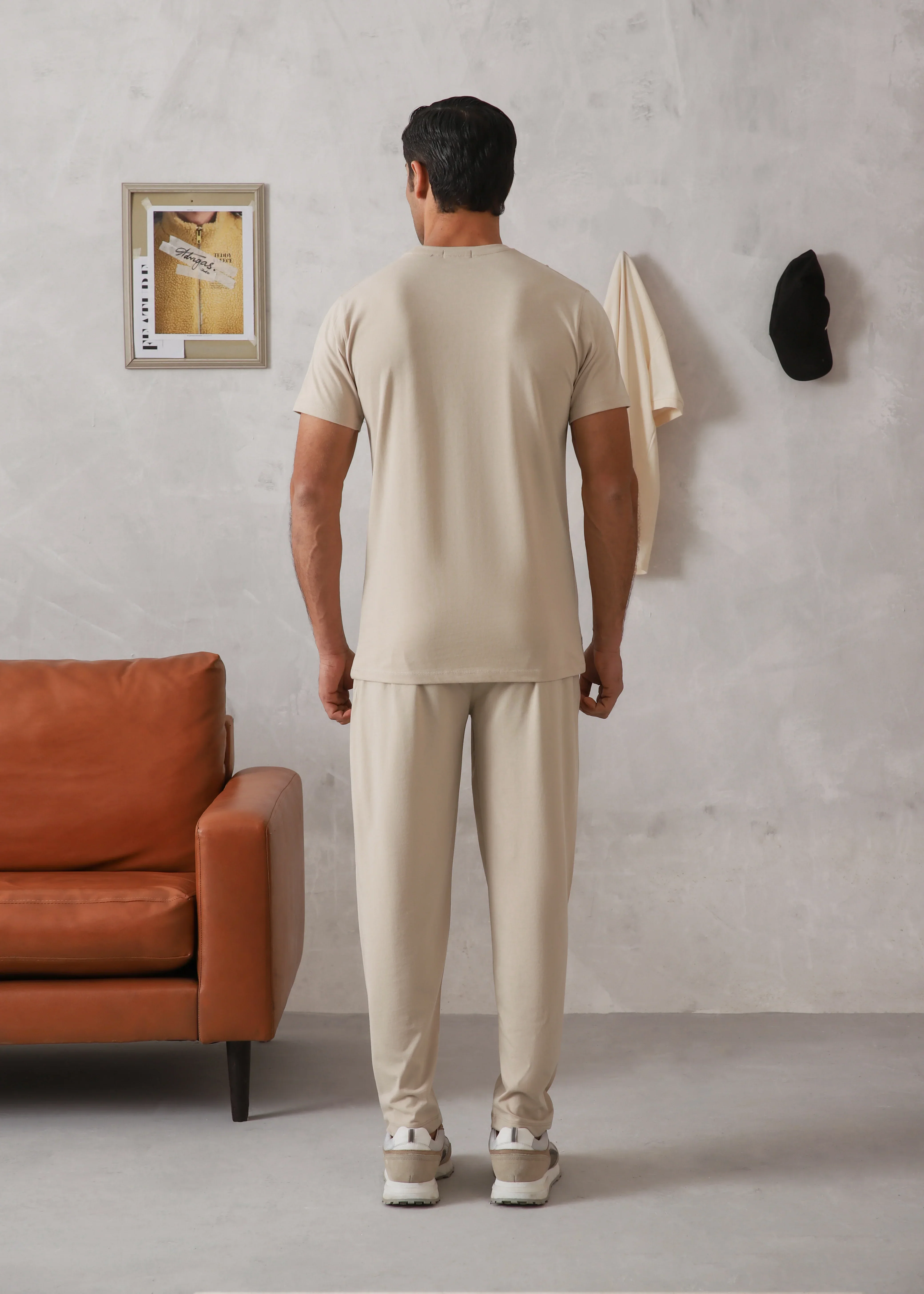BEIGE PINTUCK TRACKSUIT - Image 7