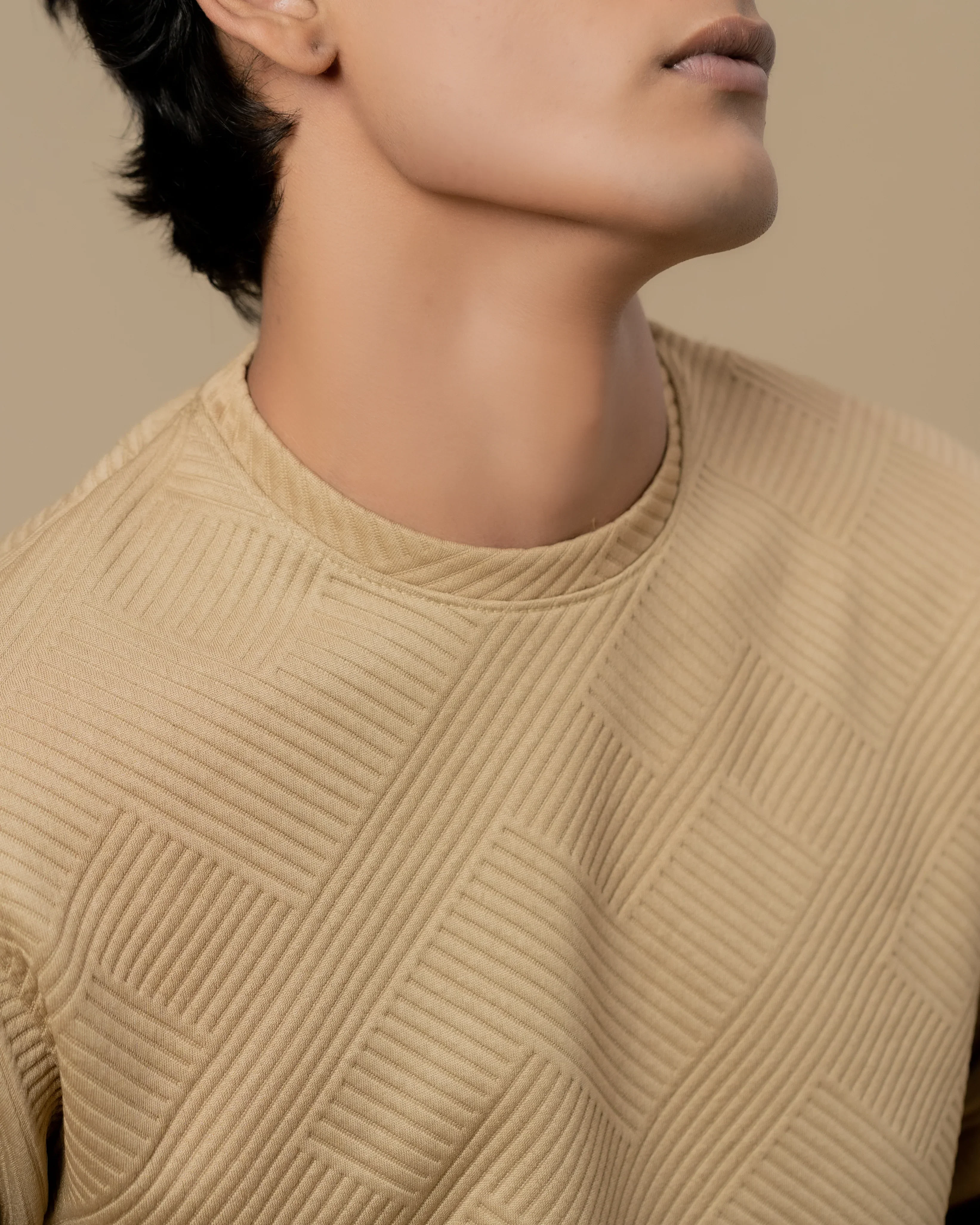 BEIGE WEAVE SWEATSHIRT - Image 3