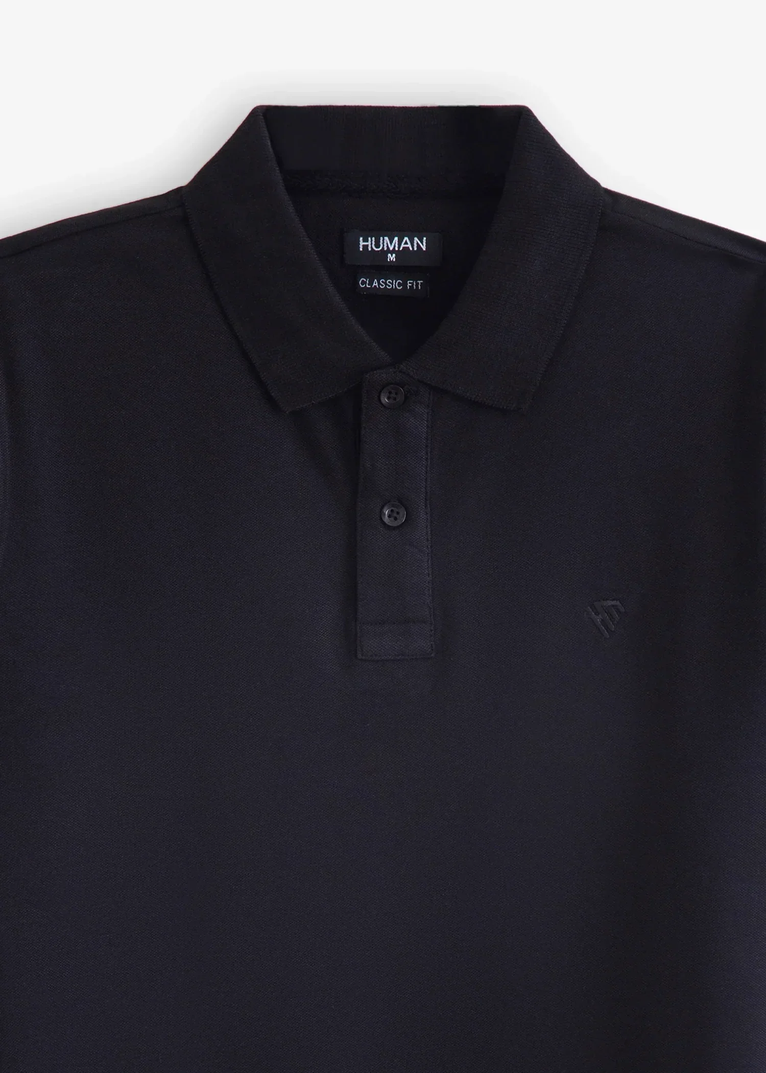 WOMEN BLACK BASIC POLO - Image 3
