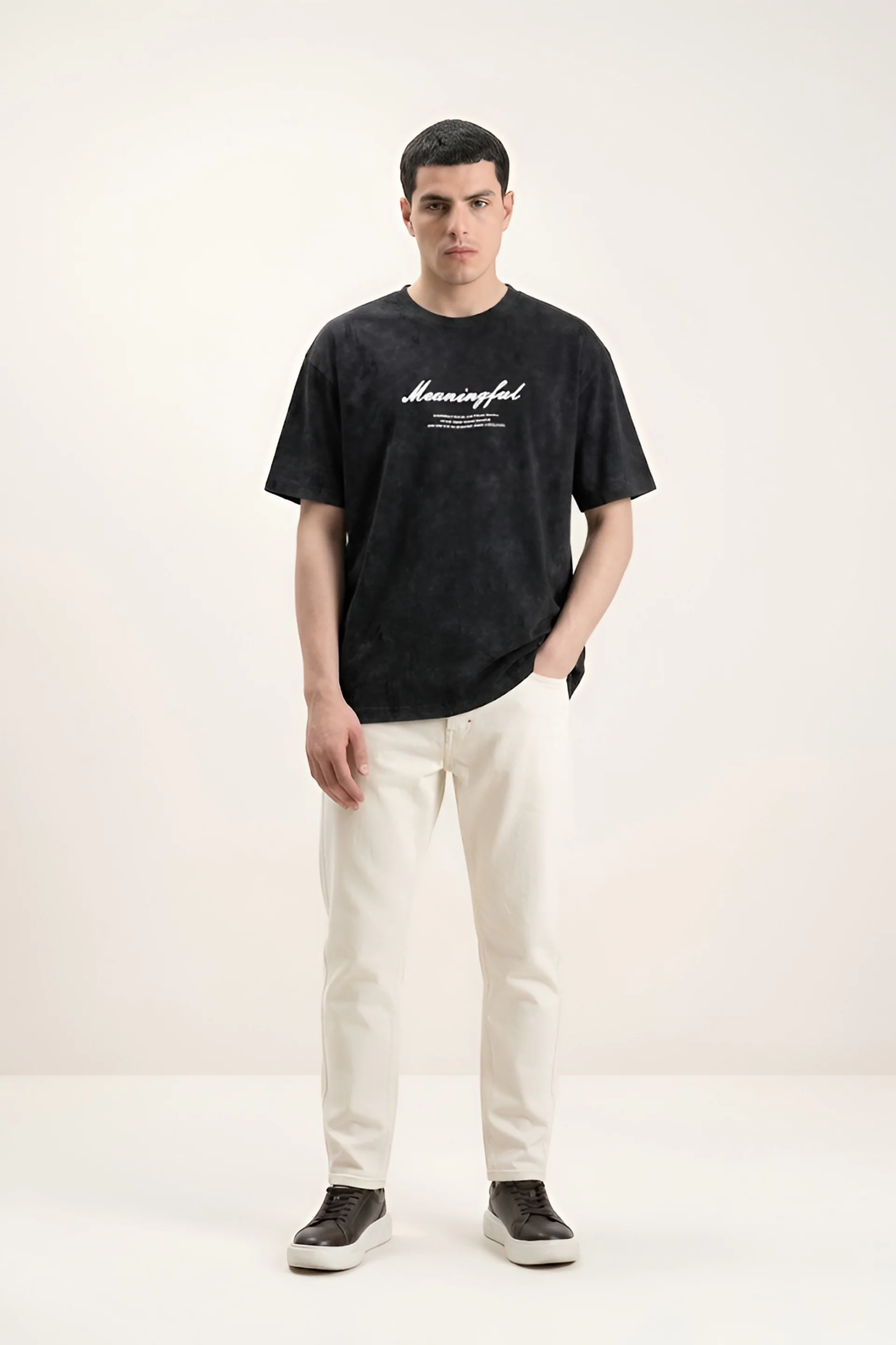 BLACK MEANINGFULL ARTISAN SERIES TEE