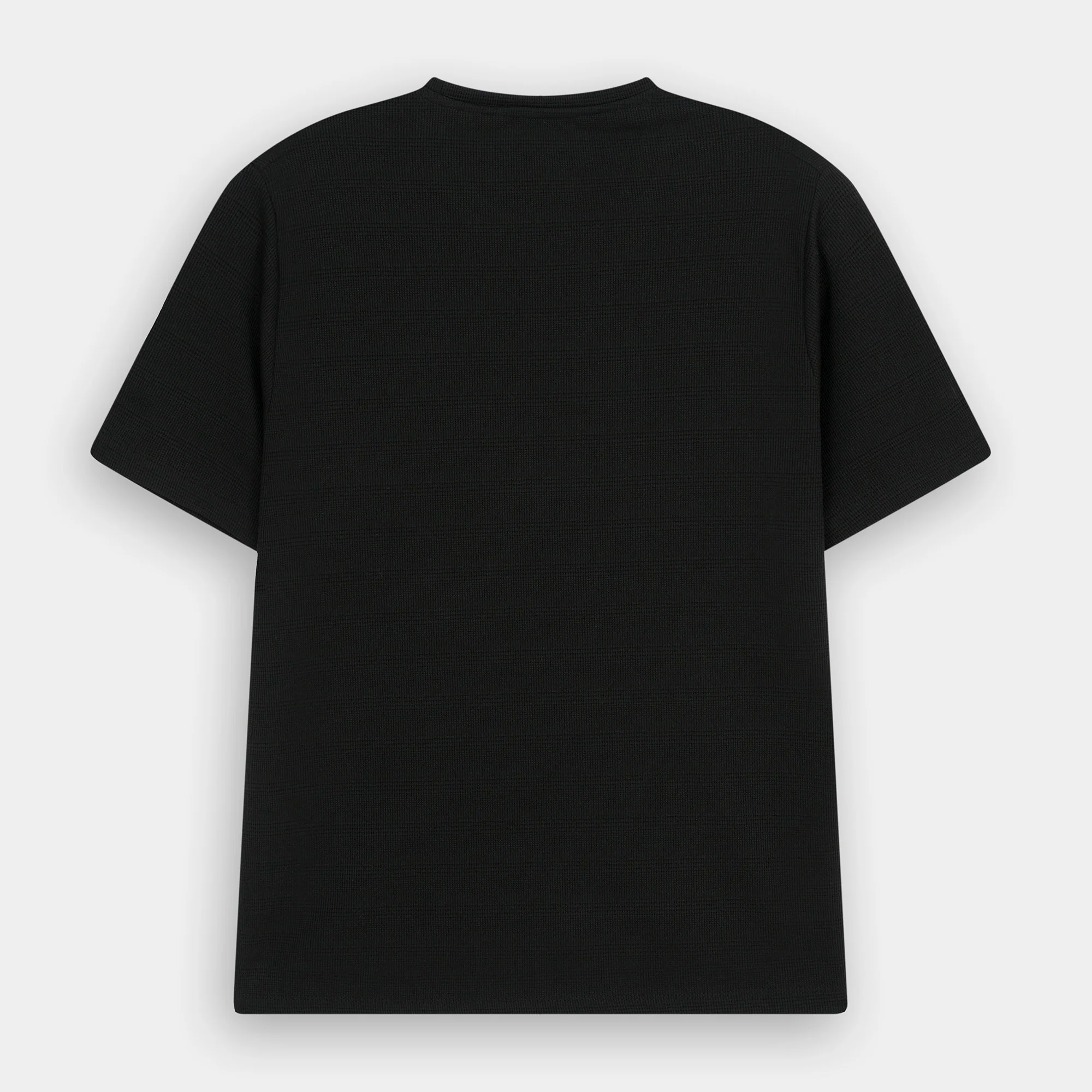 BLACK MICRO WAFFLE TRACKSUIT - Image 4