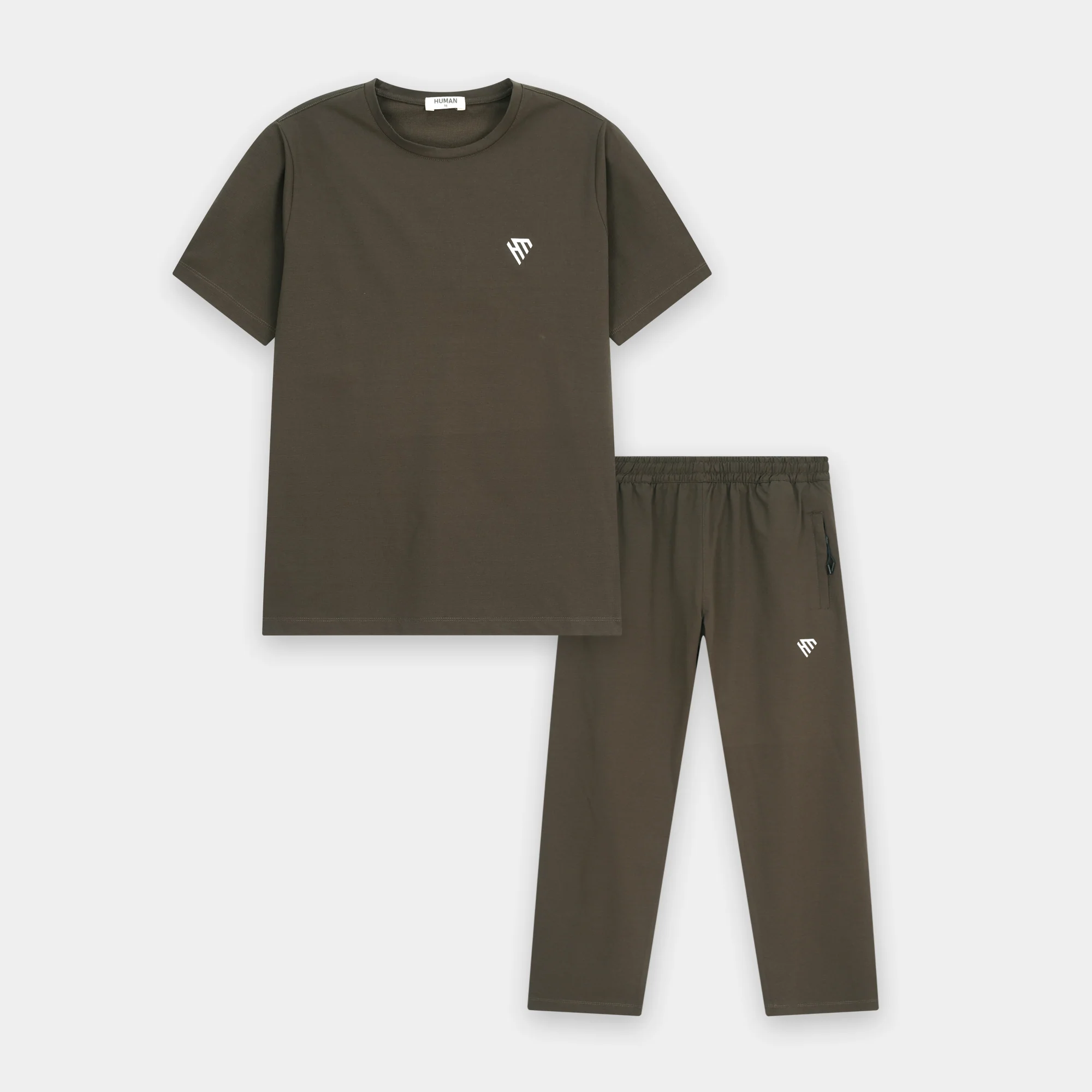 BROWN AEROMESH TRACKSUIT