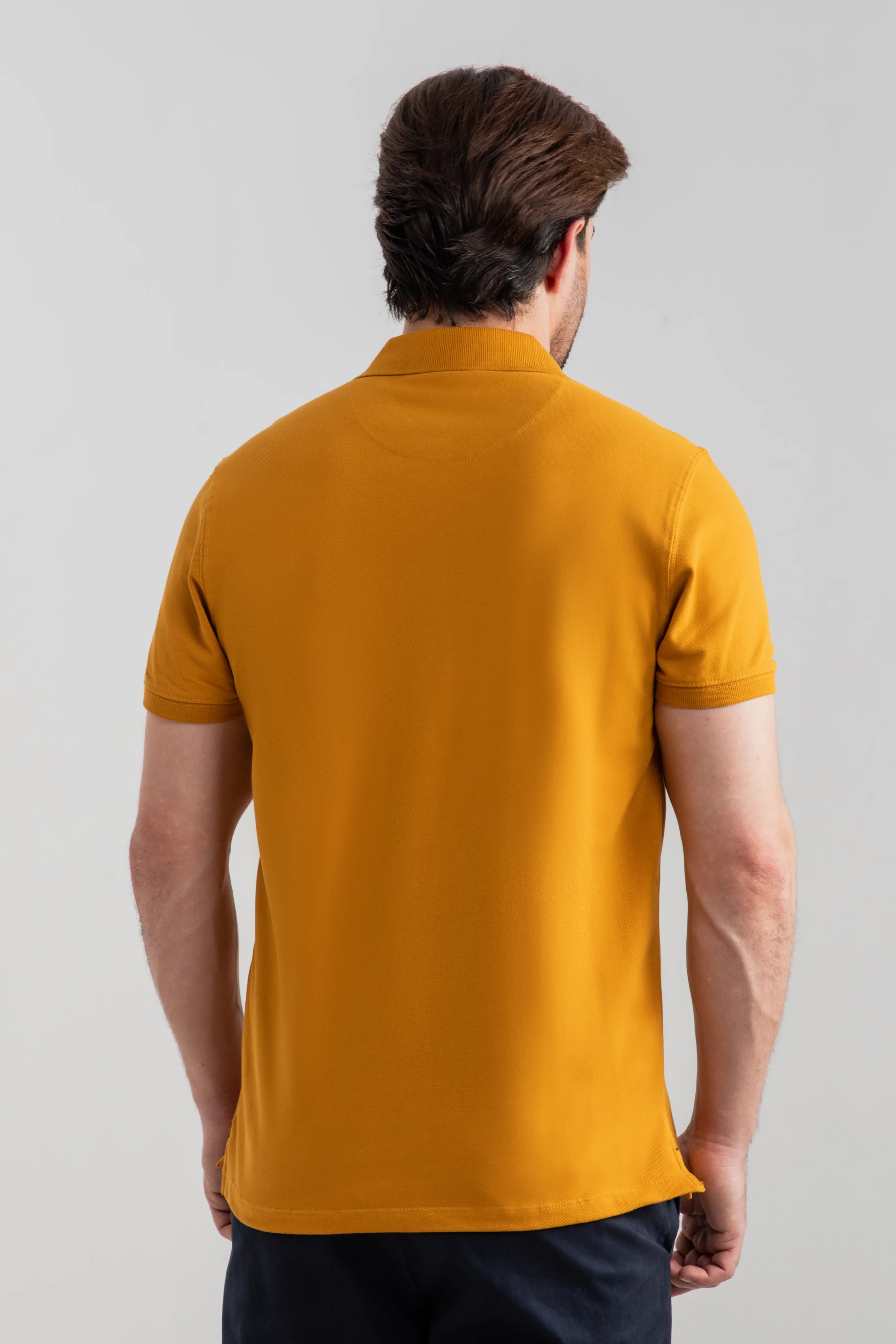 MUSTARD BASIC POLO - Image 3