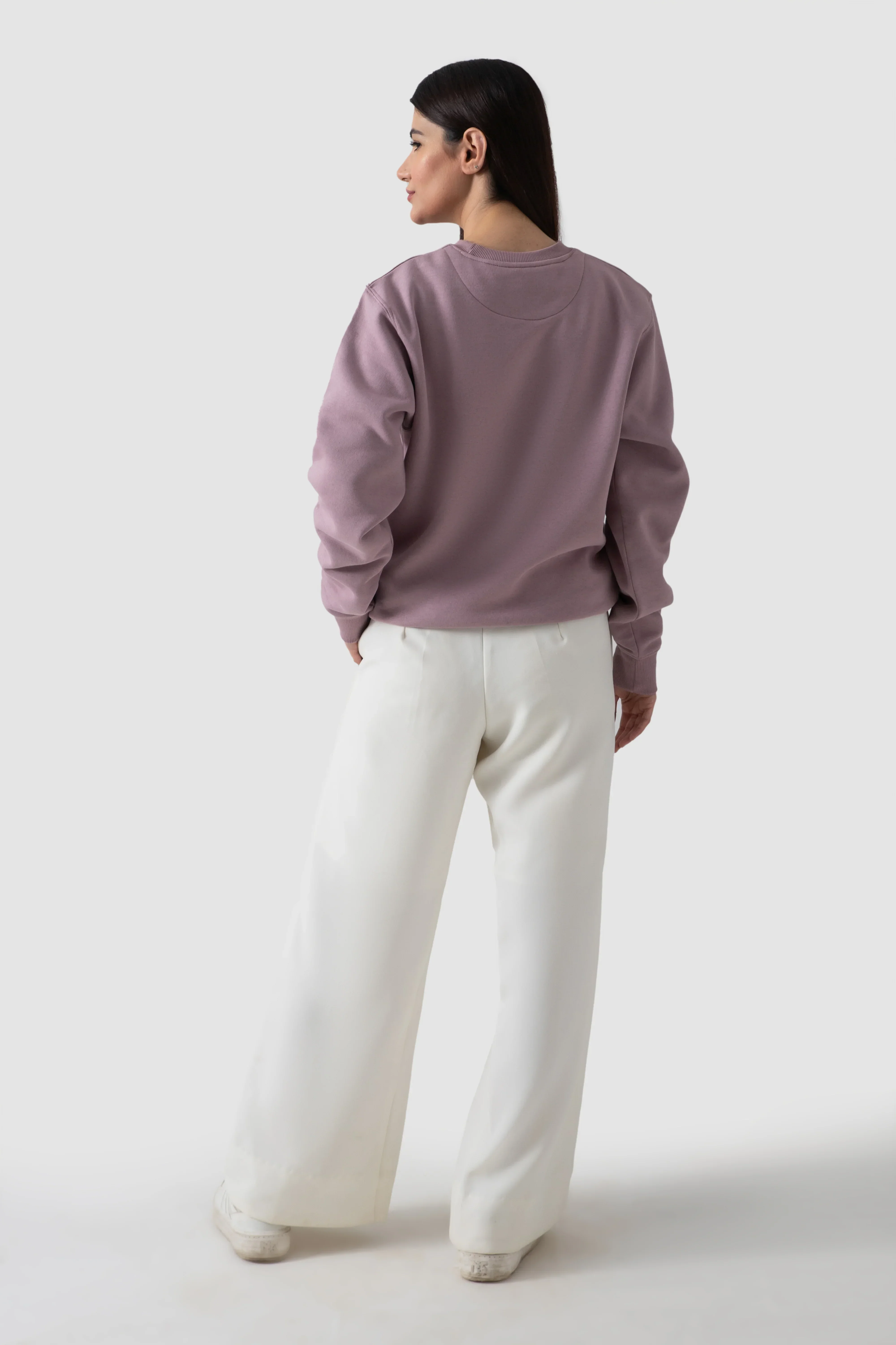 WOMEN MAUVE SWEATSHIRT - Image 5