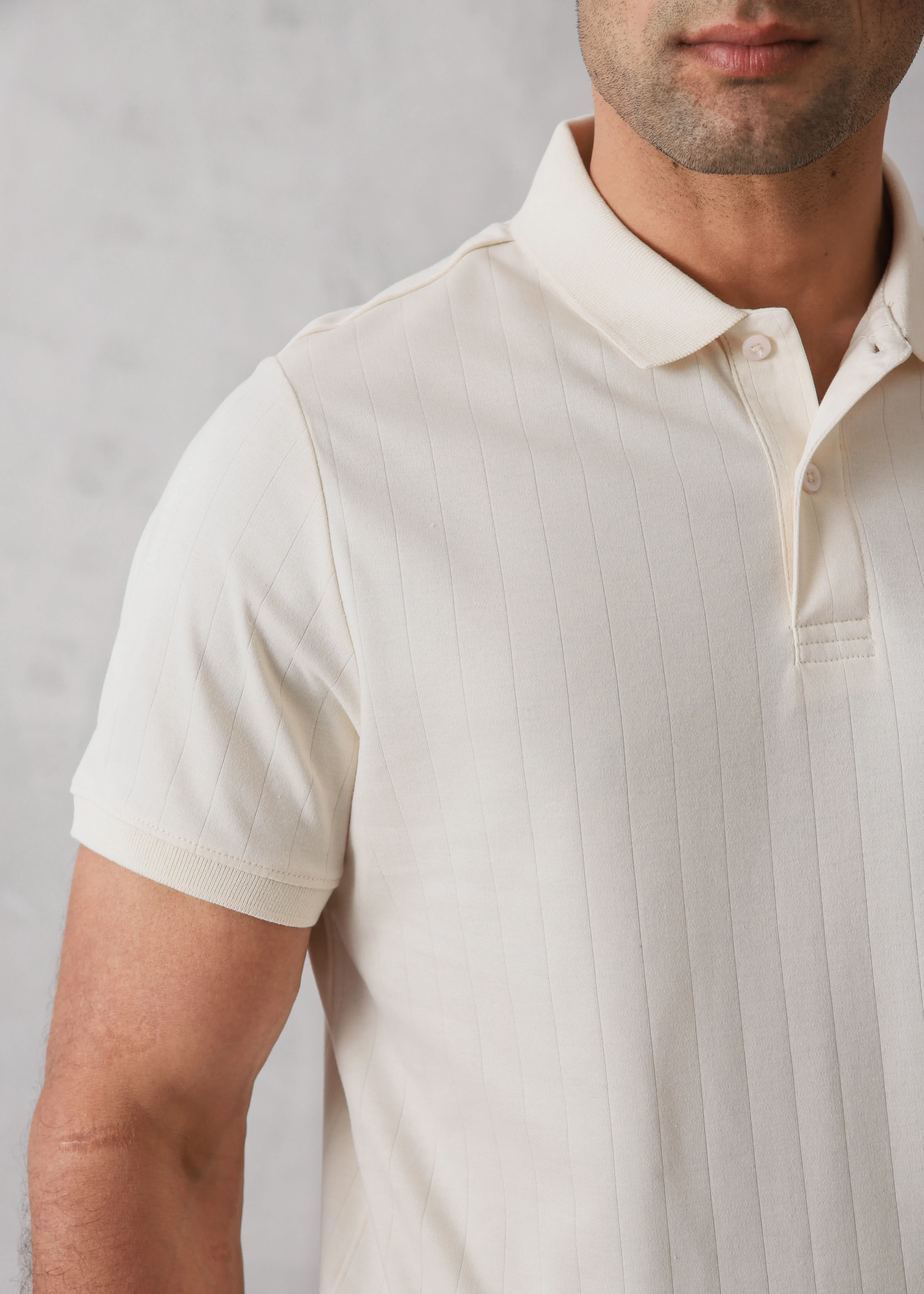 OFF WHITE DROP NEEDLE POLO - Image 4