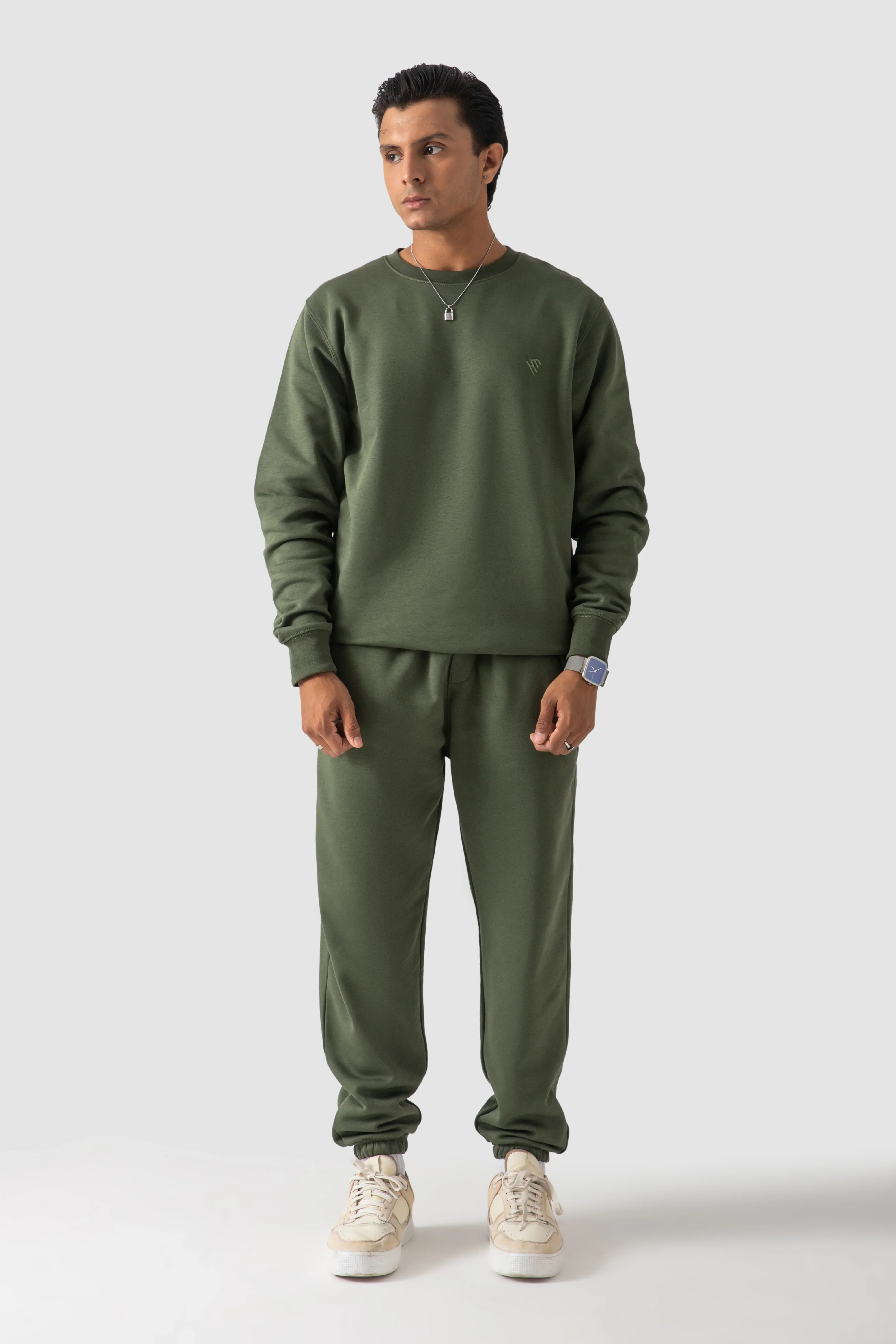 OLIVE GREEN SWEATSHIRT - Image 4