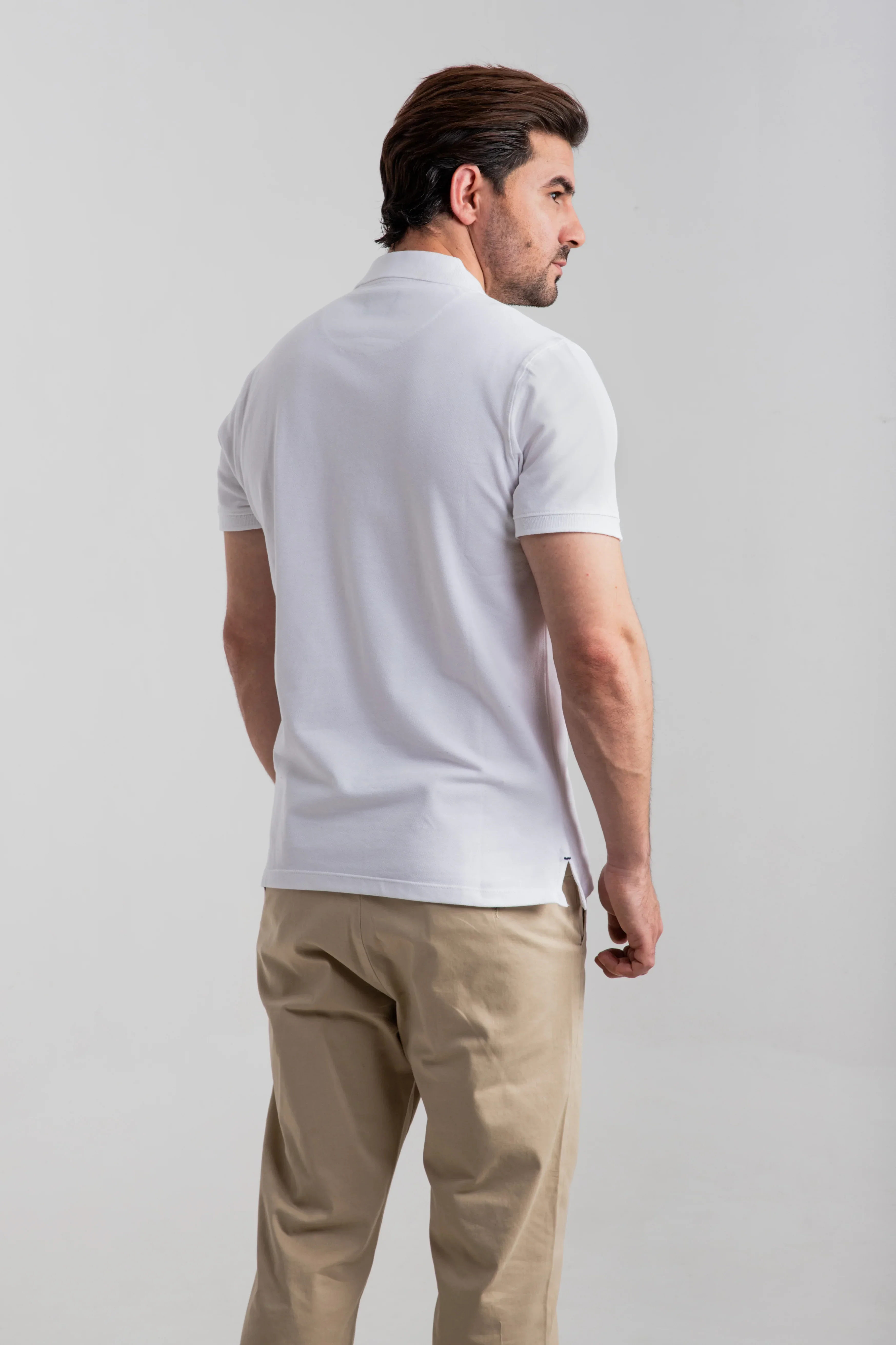 ORIGINAL WHITE BASIC POLO - Image 3