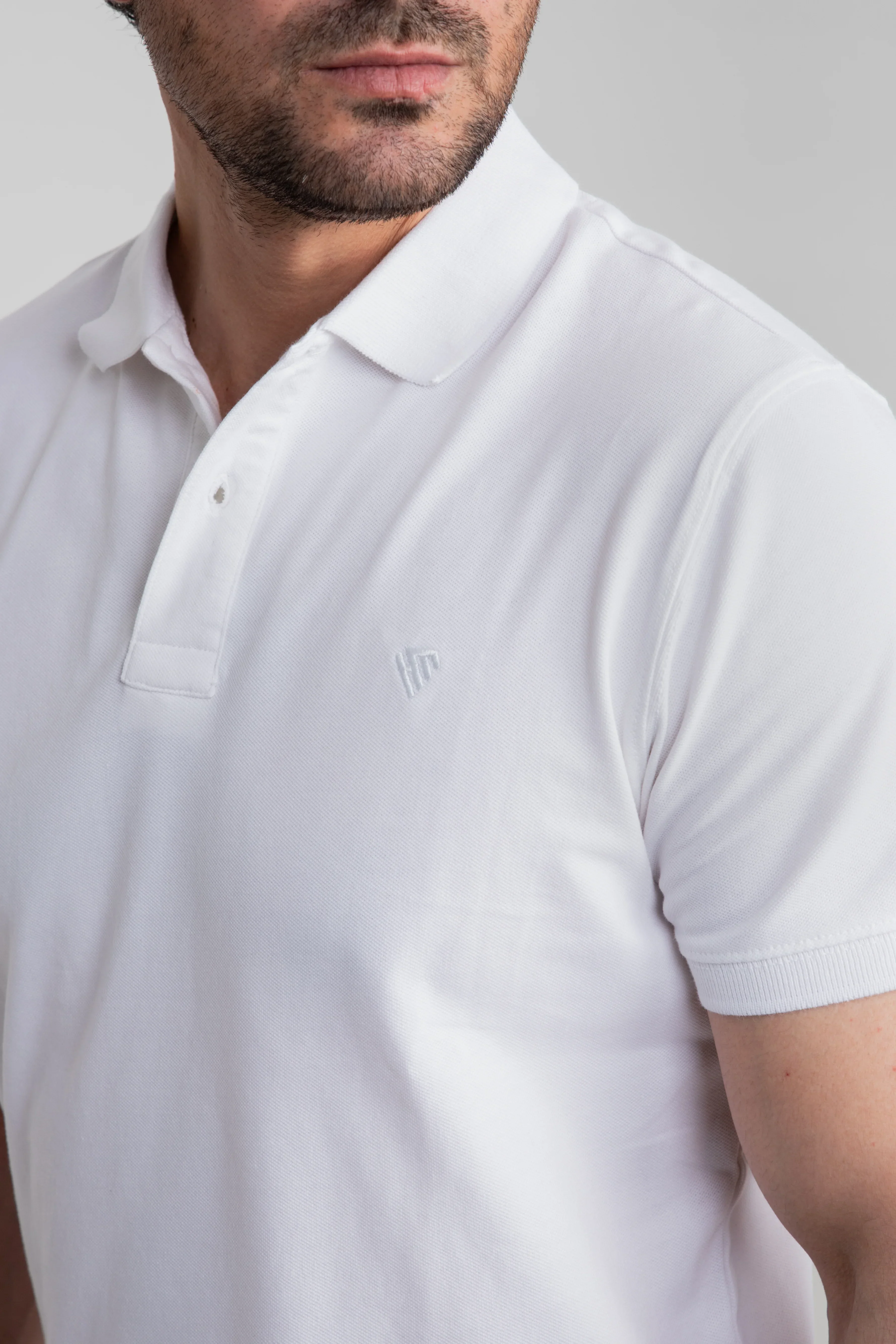 ORIGINAL WHITE BASIC POLO - Image 4