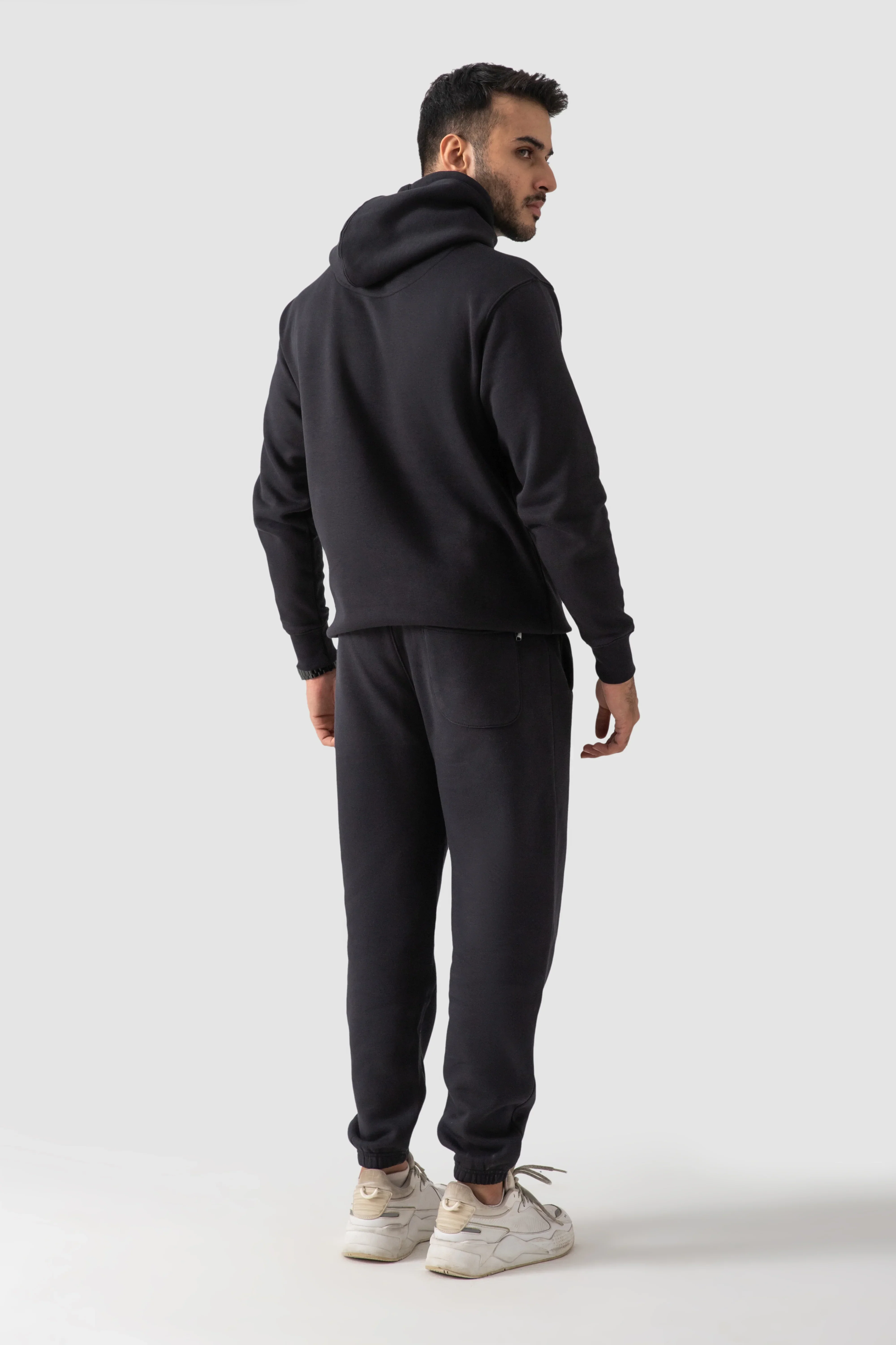 PULLOVER HOODIE-BLACK - Image 4