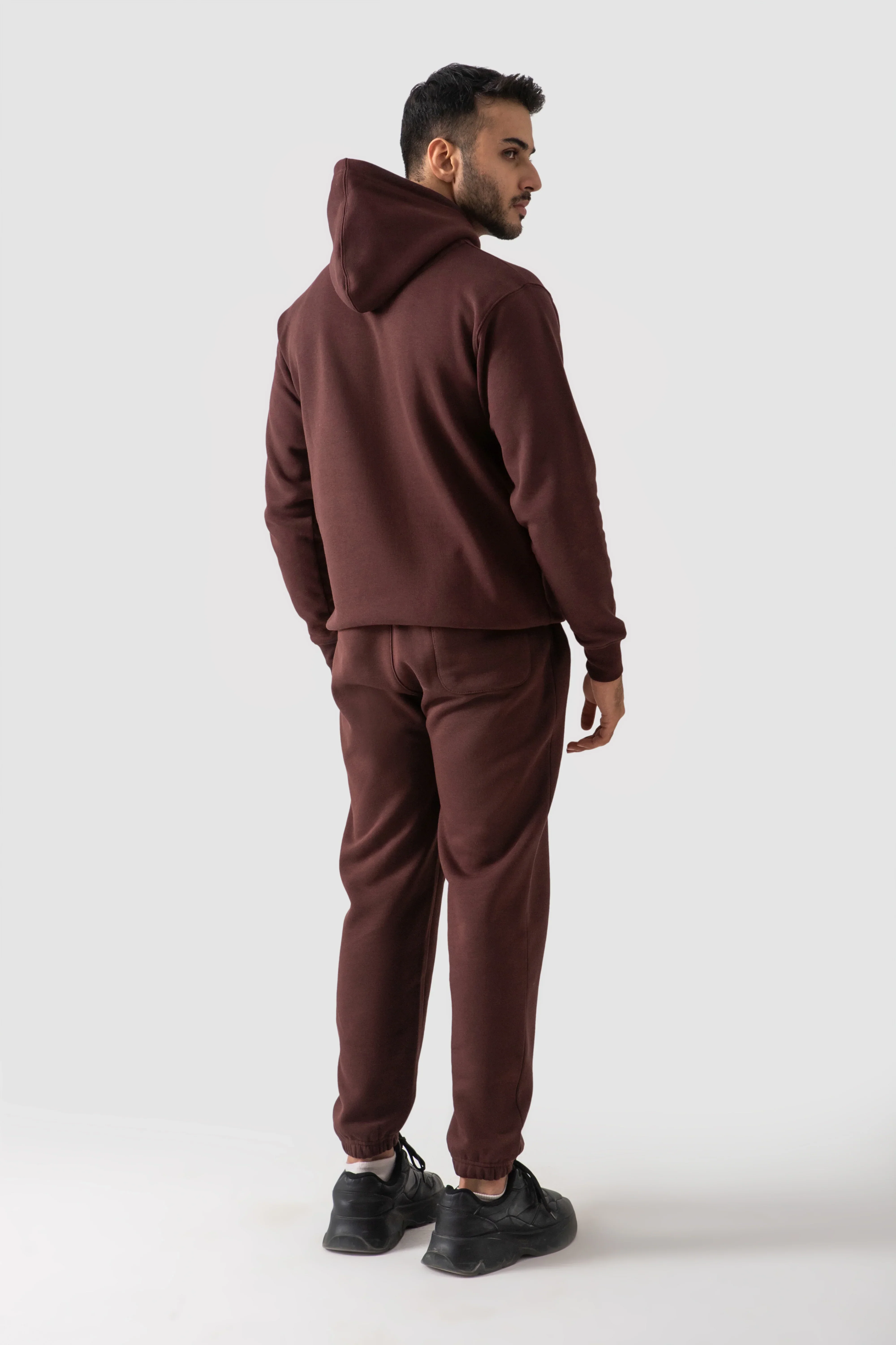 PULLOVER HOODIE-CHOCOLATE - Image 3