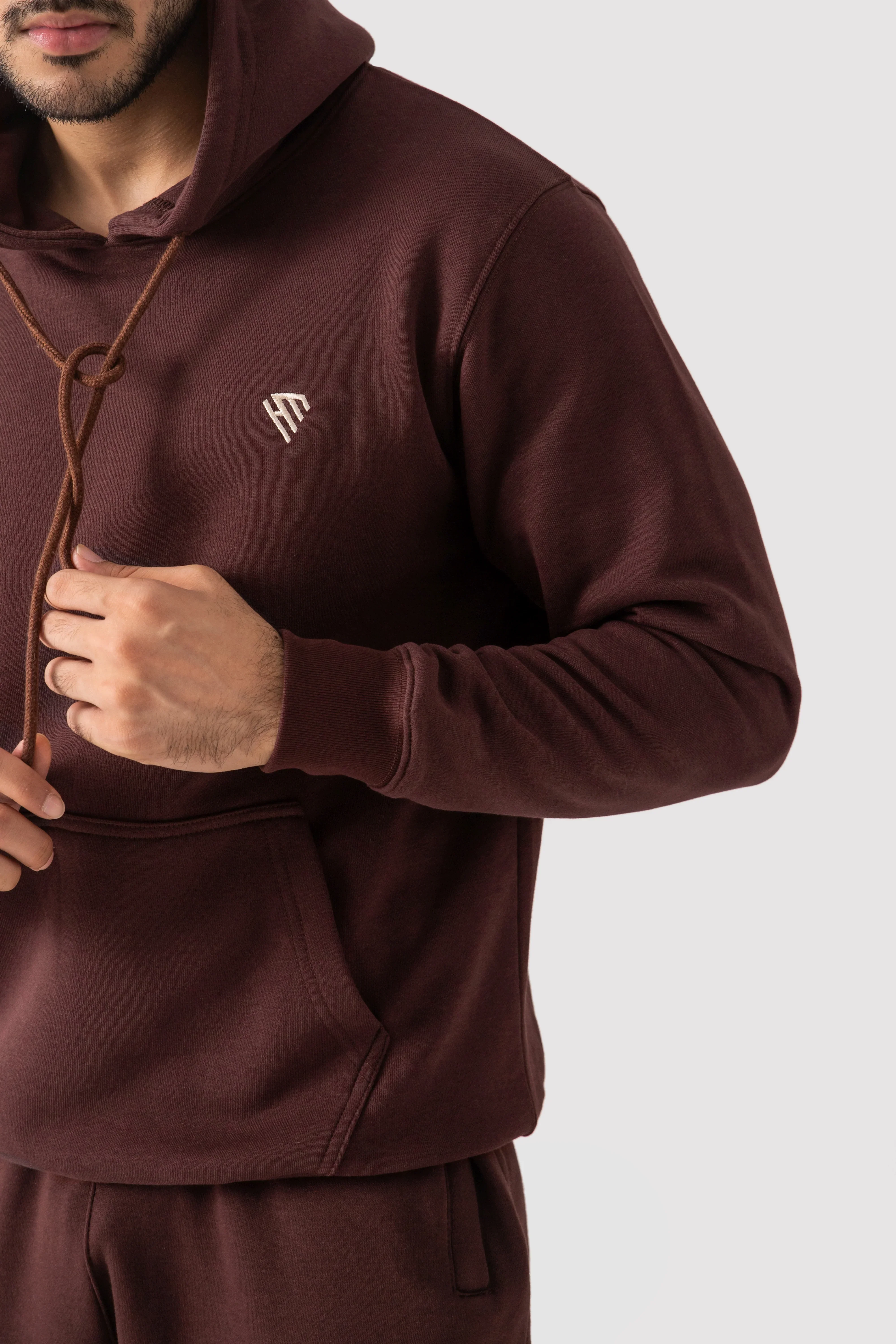 PULLOVER HOODIE-CHOCOLATE - Image 4