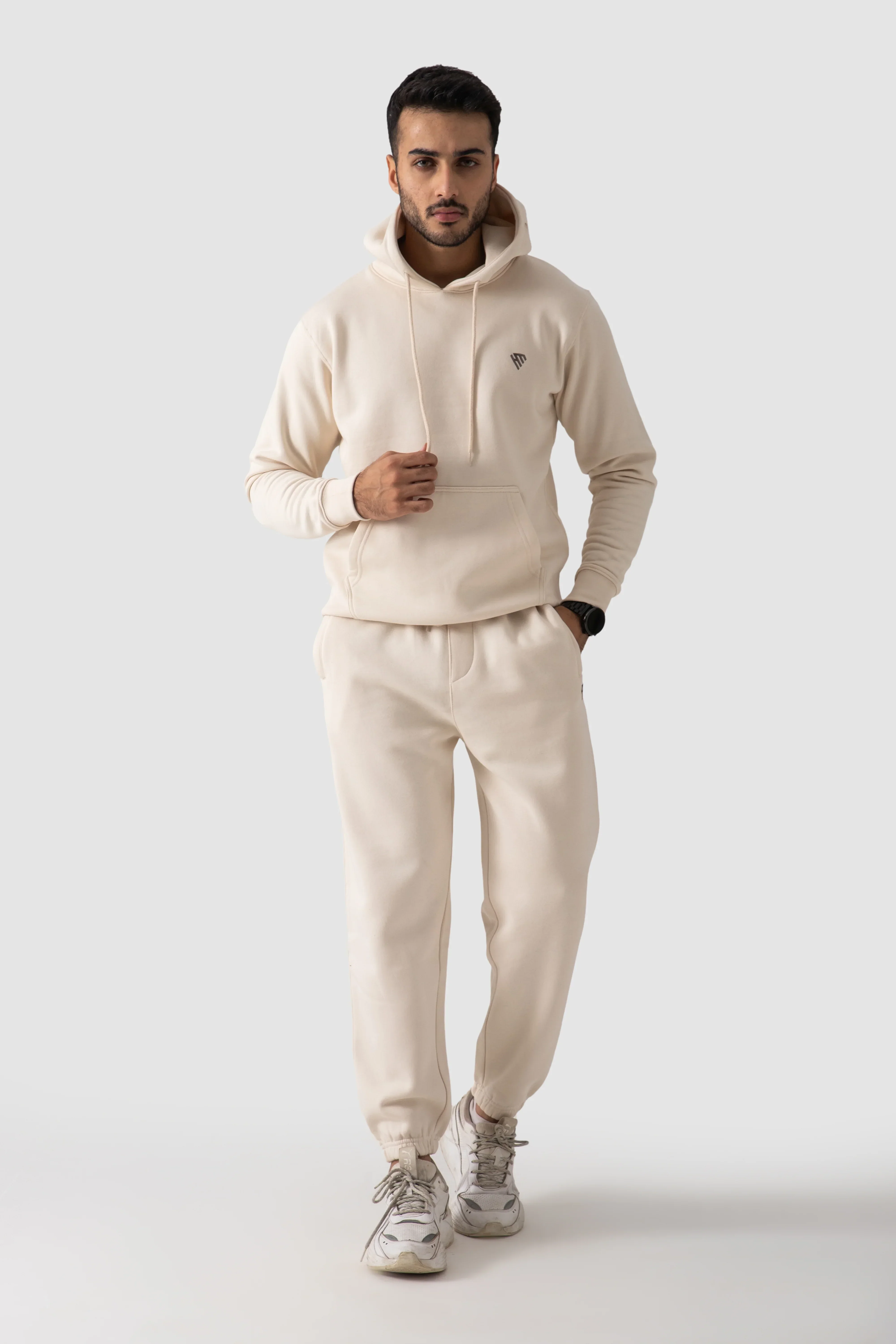 PULLOVER HOODIE-OFF WHITE - Image 4