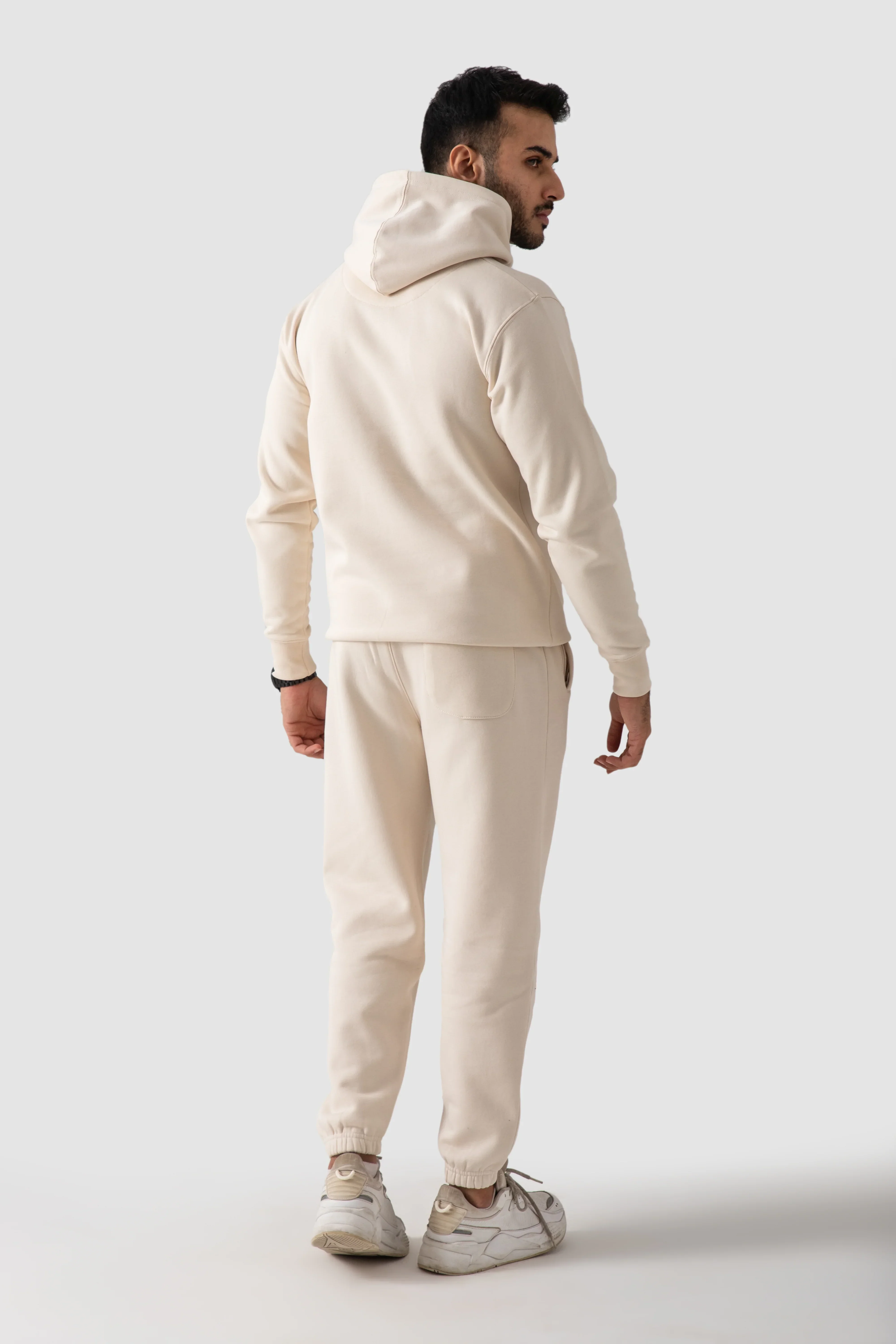 PULLOVER HOODIE-OFF WHITE - Image 5