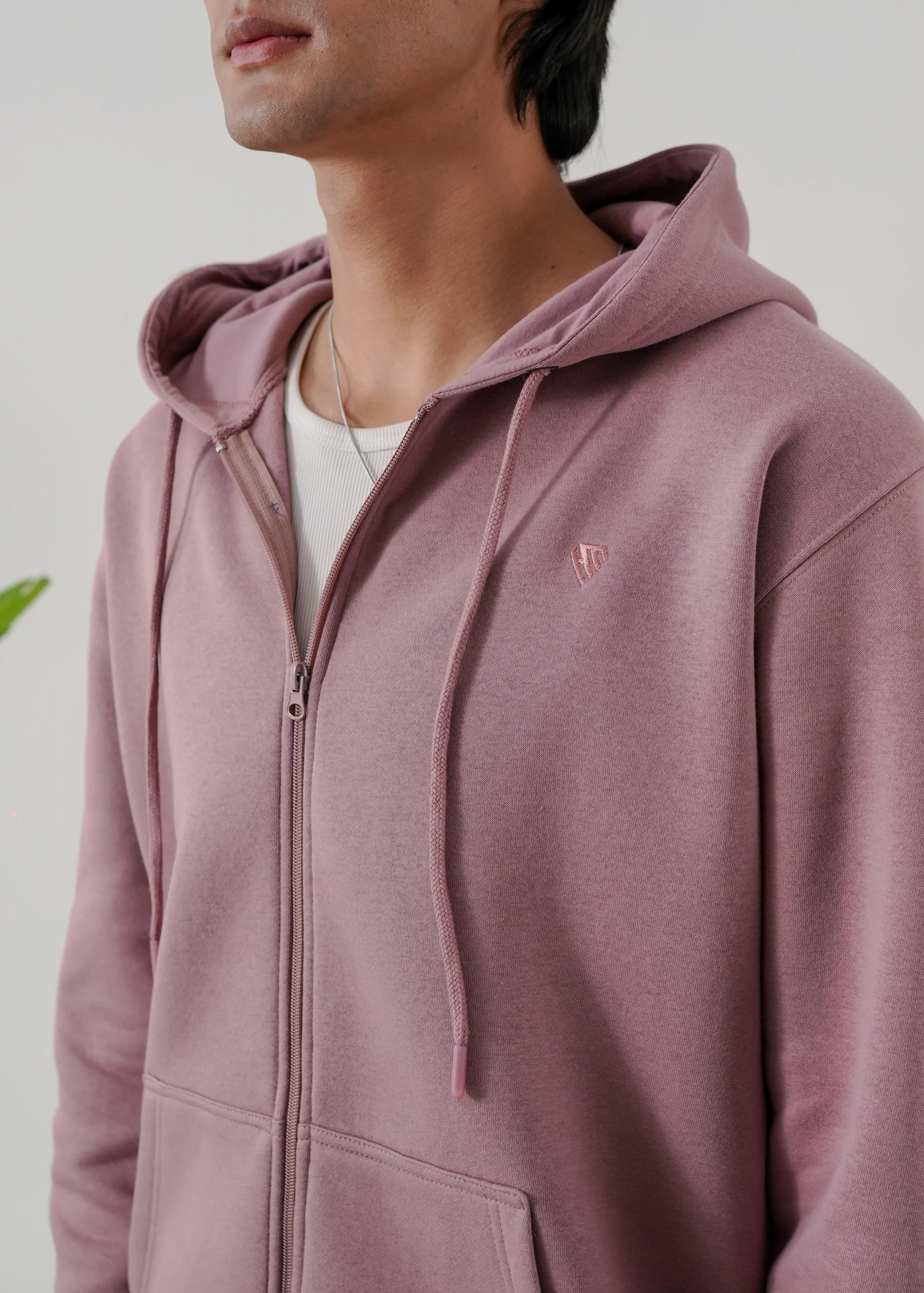 PURE COMFORT COTTON FLEECE MAUVE CORD-SET - Image 4