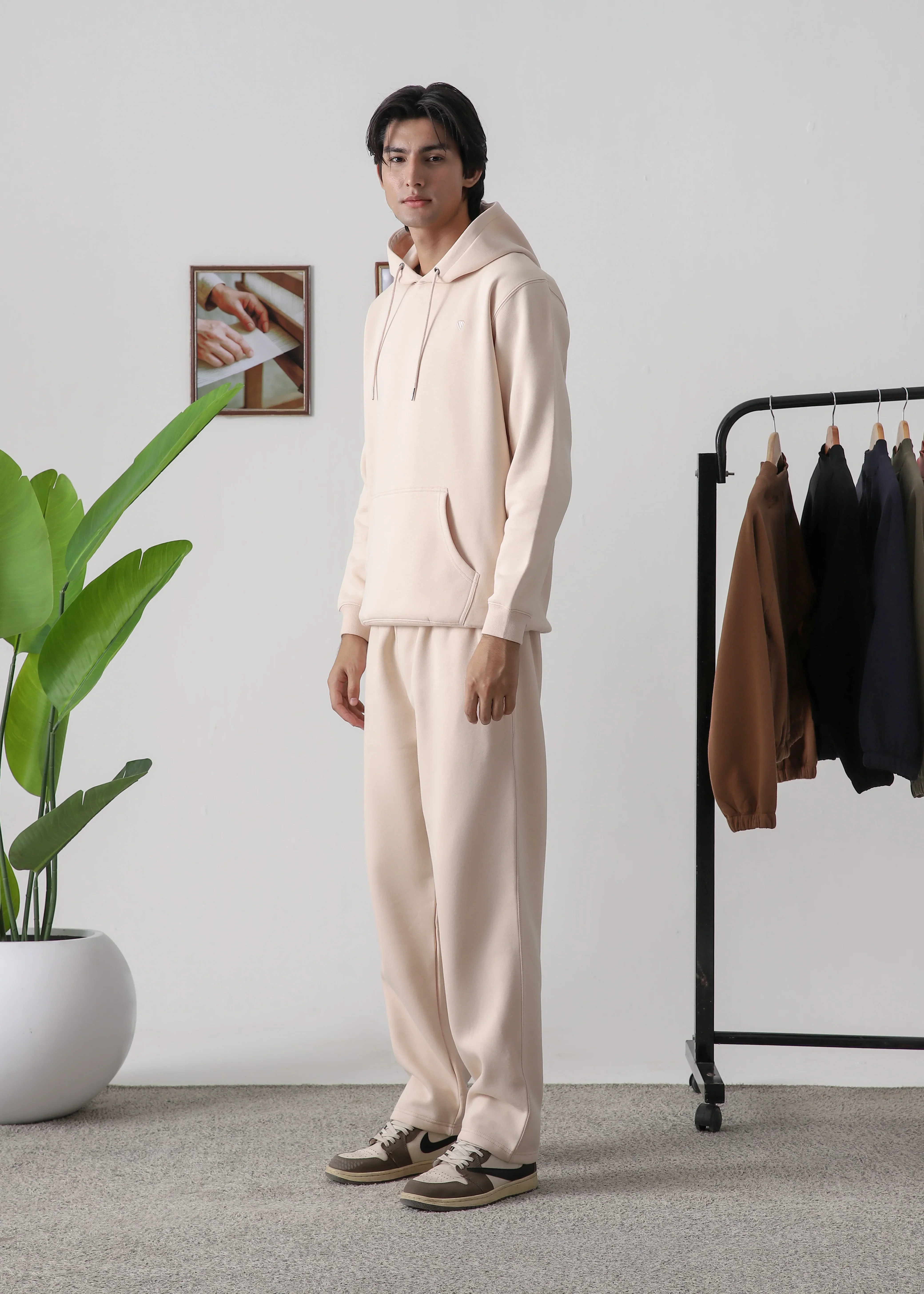 PURE COMFORT COTTON FLEECE OFF WHITE CORD-SET - Image 3