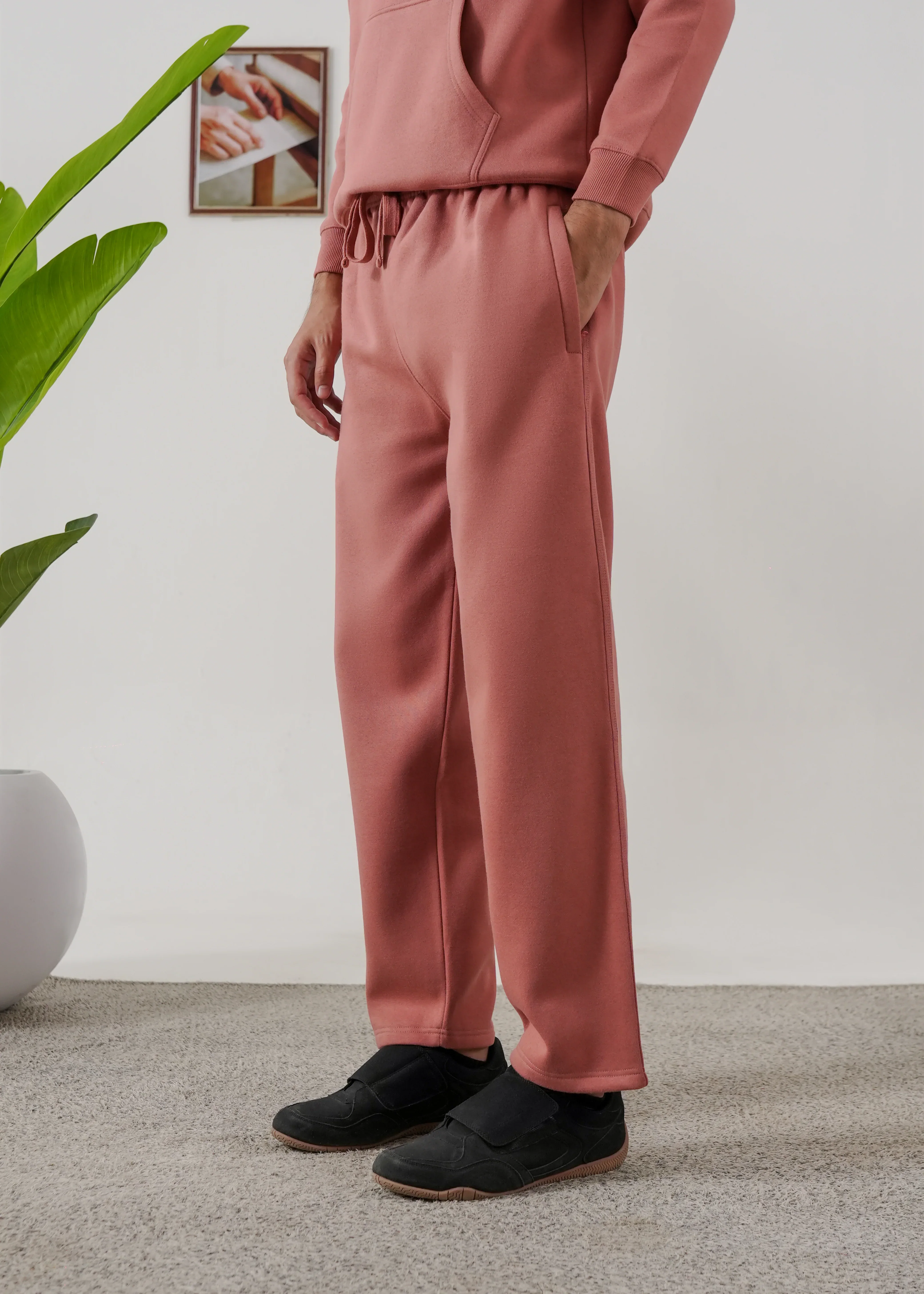 PURE COMFORT COTTON FLEECE PEACH CORD-SET - Image 5