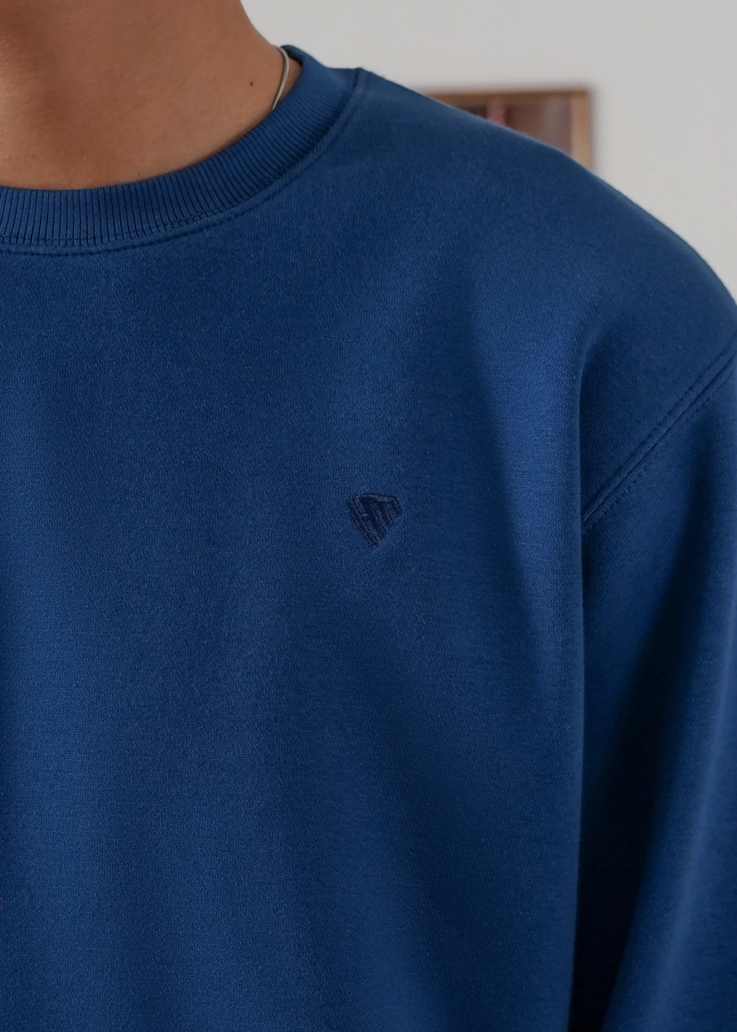 PURE COMFORT COTTON FLEECE TEAL BLUE TRACKSUIT - Image 3