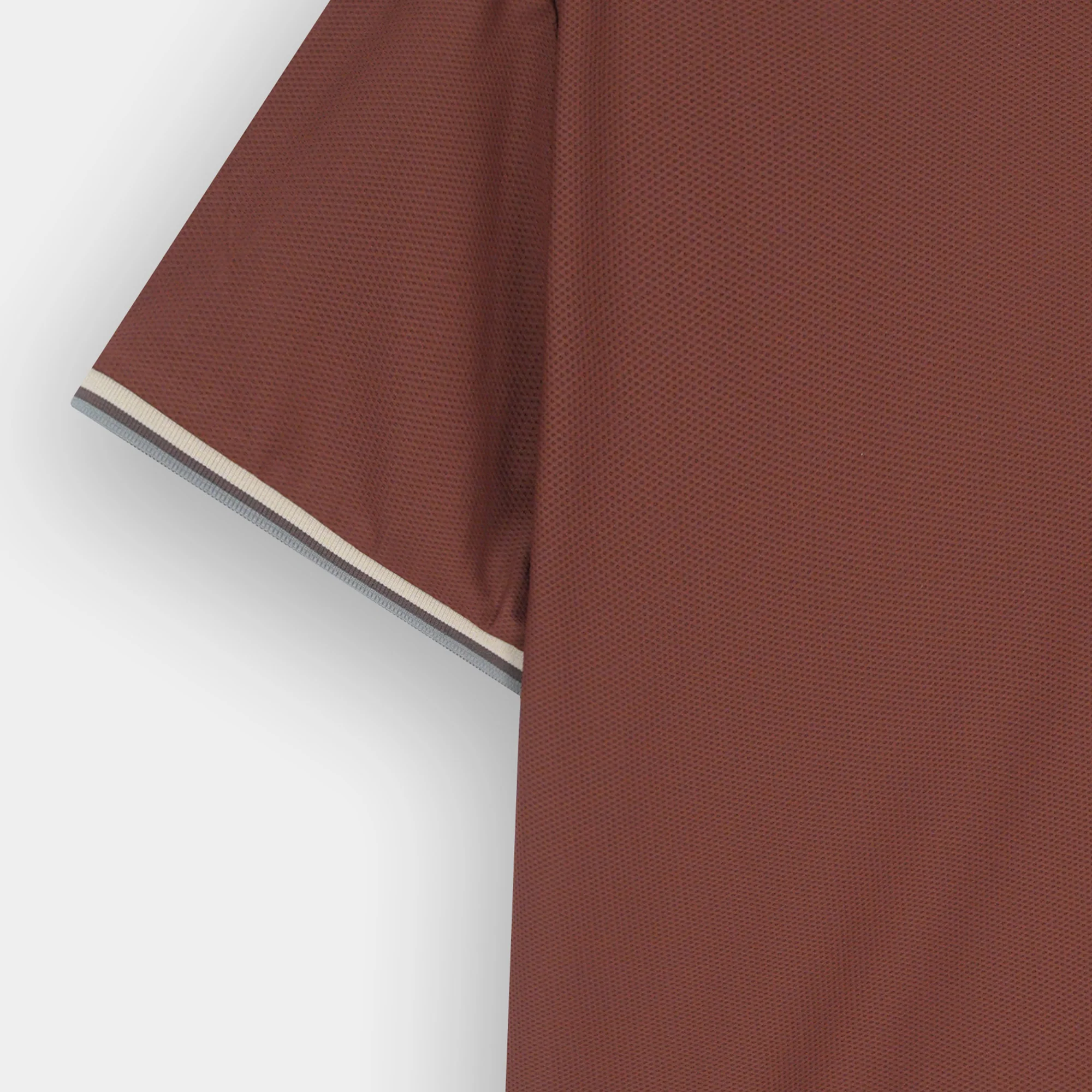 RUST MONARCH COLLAR POLO - Image 4