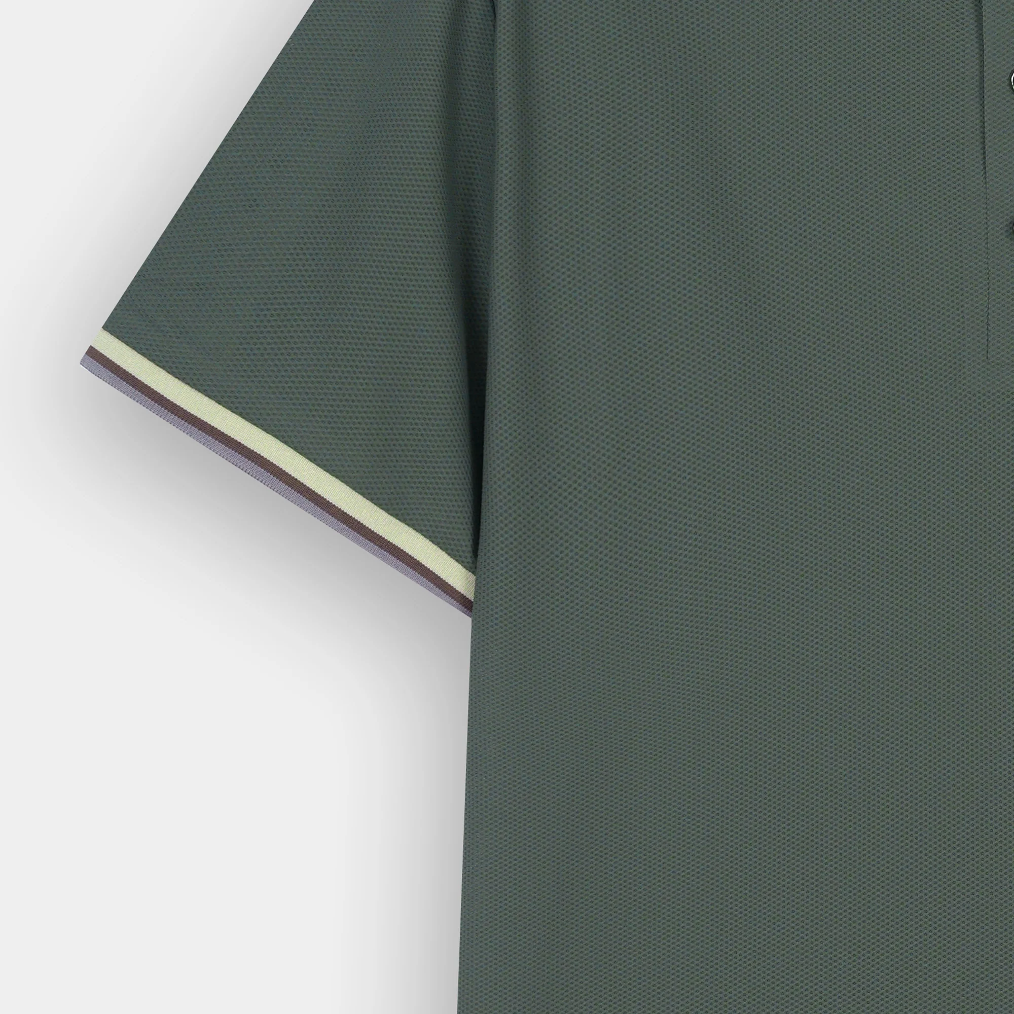 SLATE GREEN MONARCH COLLAR POLO - Image 3