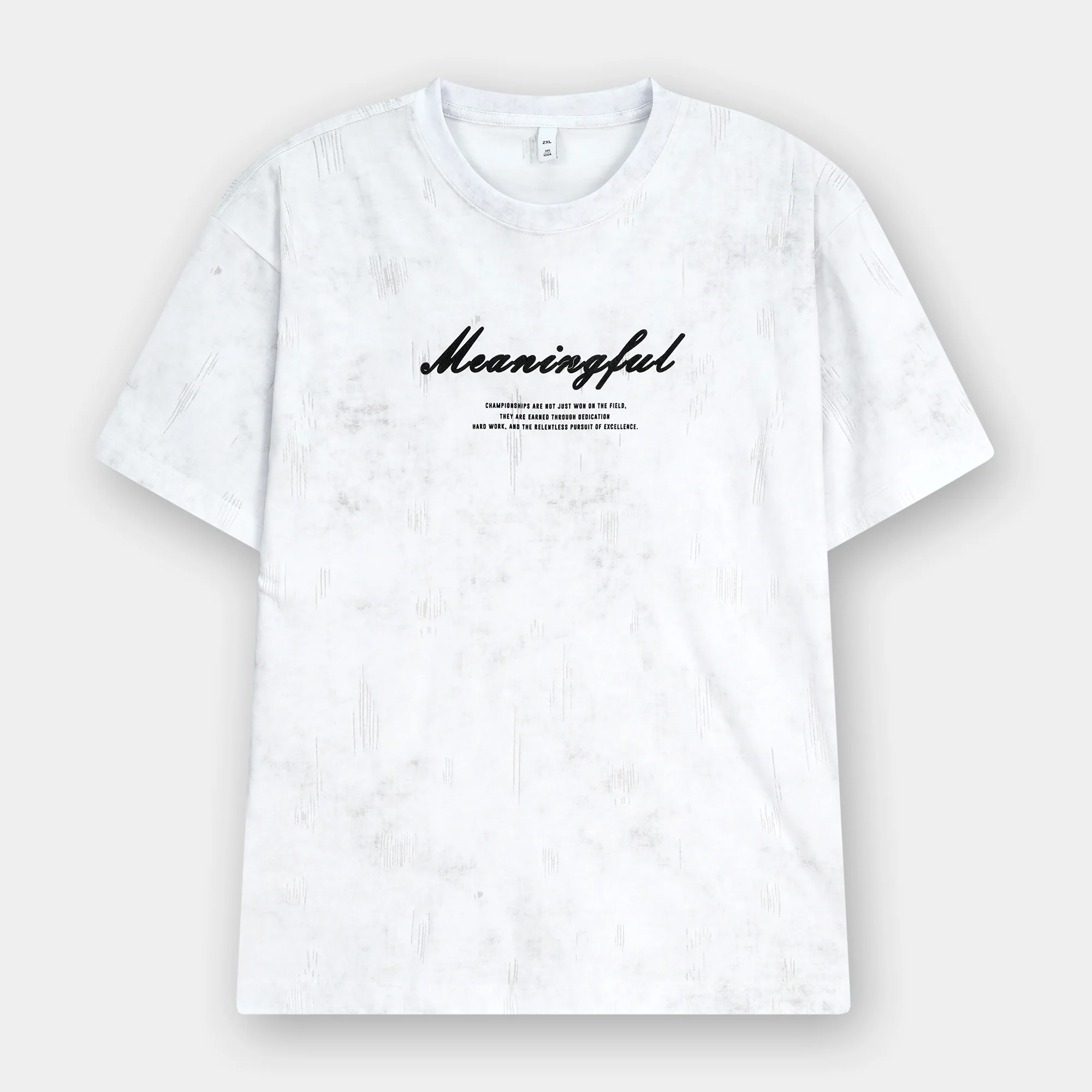 WHITE MEANINGFULL ARTISAN SERIES TEE - Image 2