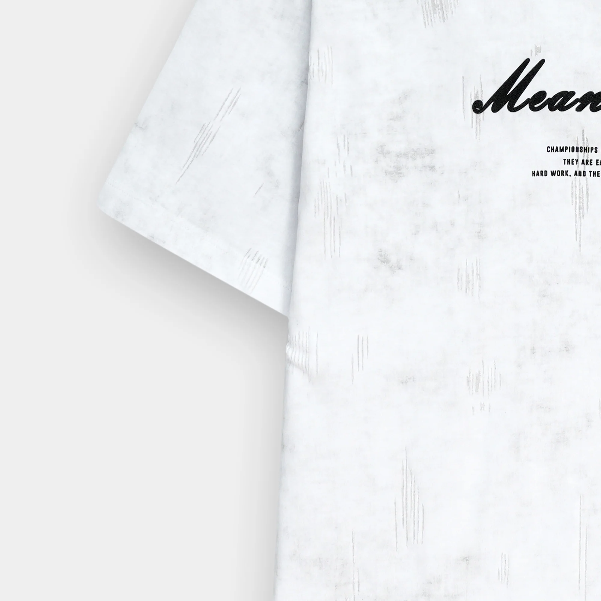 WHITE MEANINGFULL ARTISAN SERIES TEE - Image 5