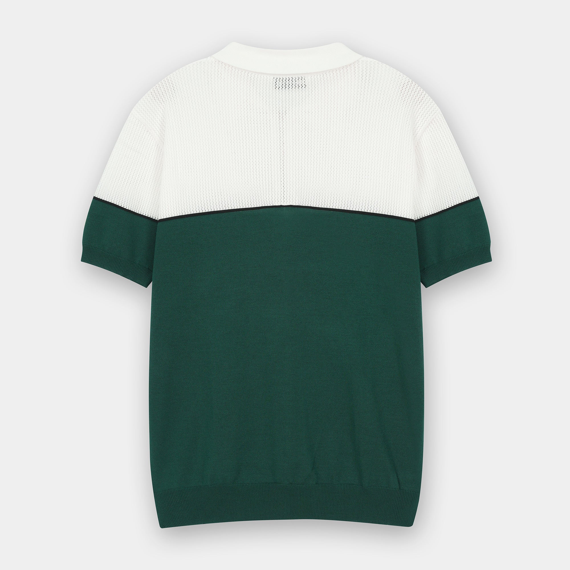 WHITE RIVIERA KNIT POLO - Image 6
