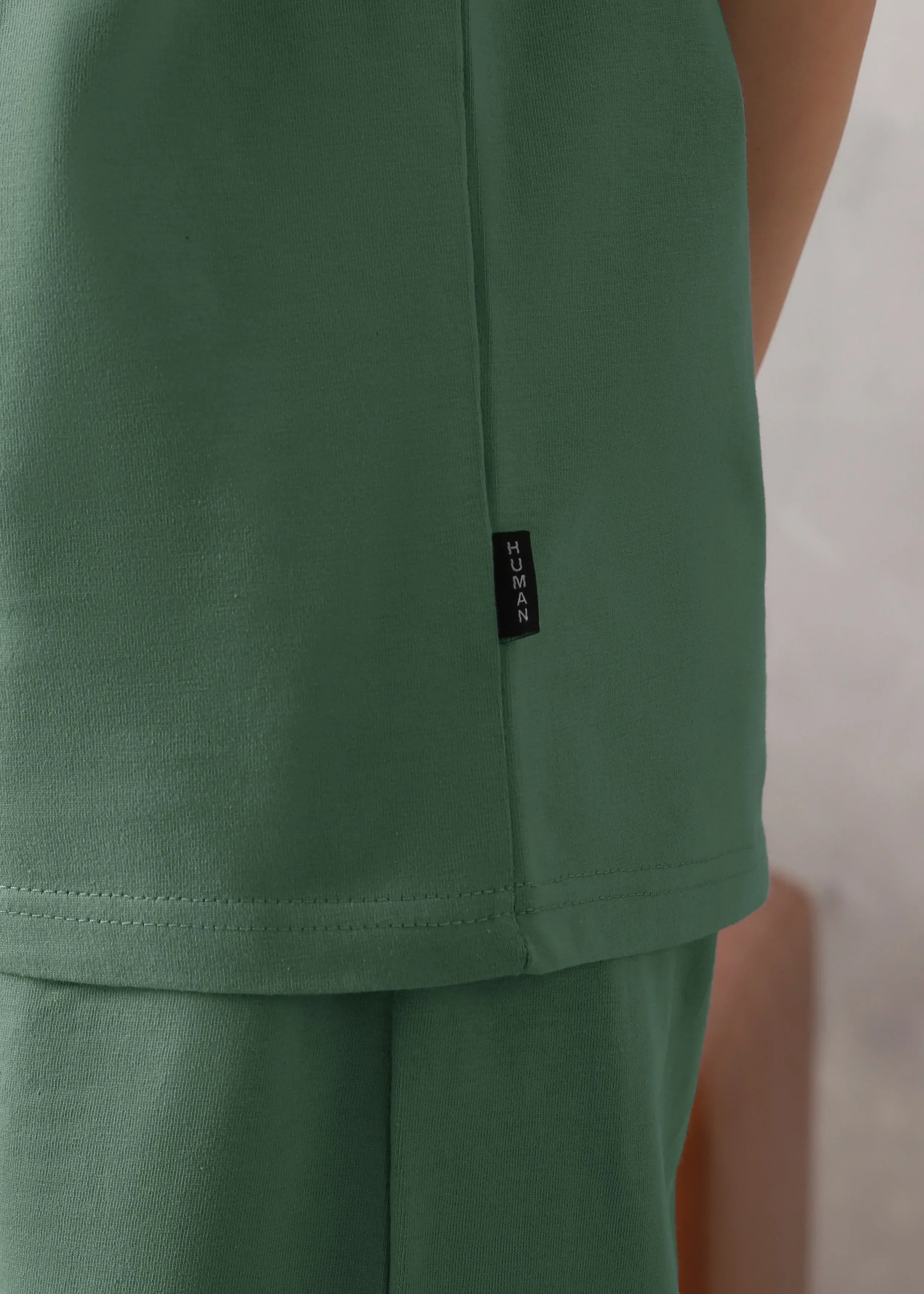 WOMEN ELITE COMFORT-100% COTTON SEA GREEN TRACKSUIT - Image 4